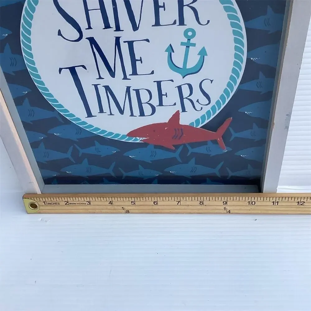 Pillowfort Shark Wall Art 